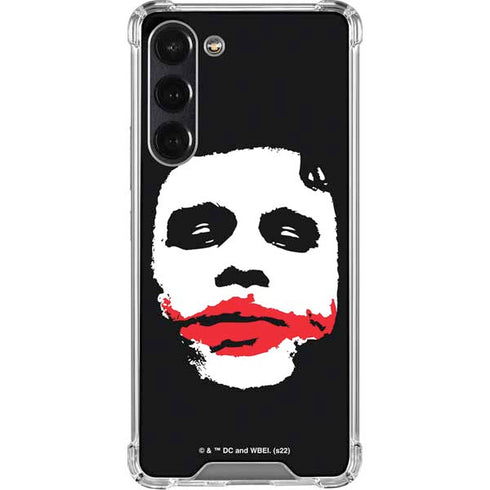 The Dark Knight Smeared Joker Galaxy S24 FE Clear Case